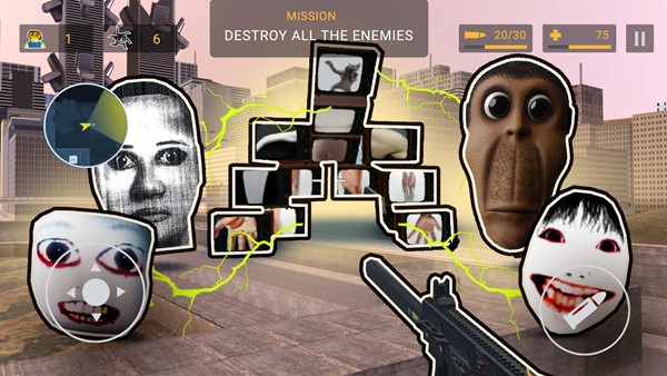 Nextbots沙盒射击 Nextbots沙盒射击