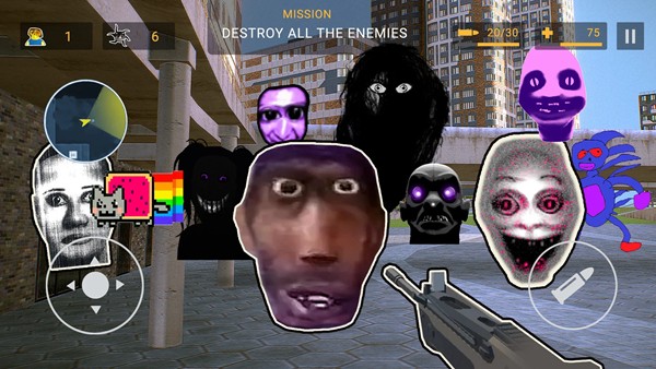 Nextbots沙盒射击截图