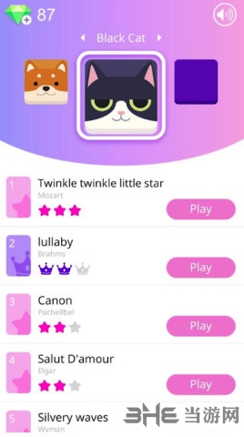 魔术猫钢琴砖截图