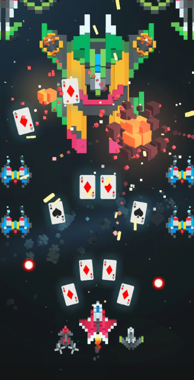 像素飞机大战无限金币钻石截图