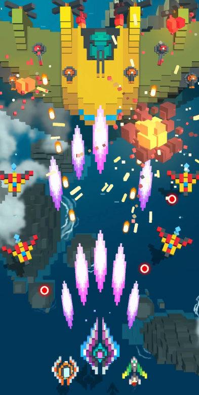 像素飞机大战无限金币钻石截图