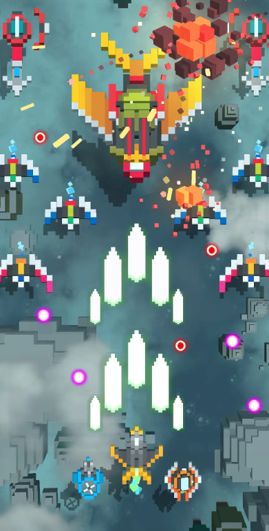 像素飞机大战无限金币钻石截图