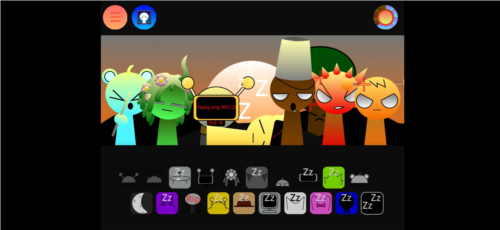 节奏盒子Sprunki夜间版