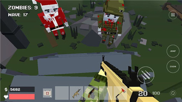 像素人大战僵尸