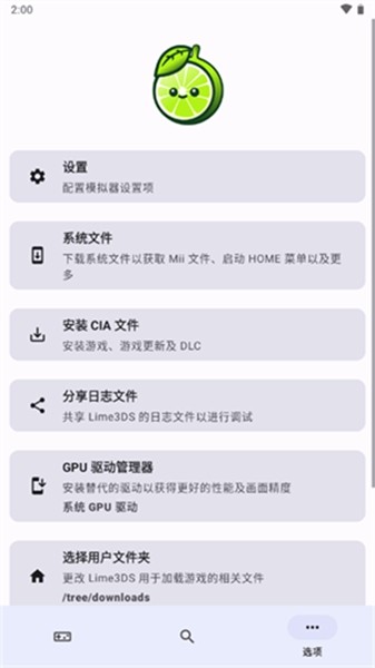 Lime3DS模拟器截图